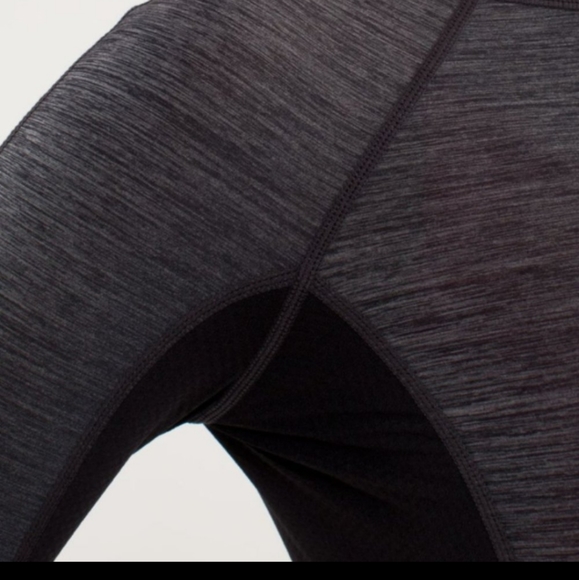 Nwot Lululemon Run: In The Sun Long Sleeve Black and grey - Picture 6 of 11